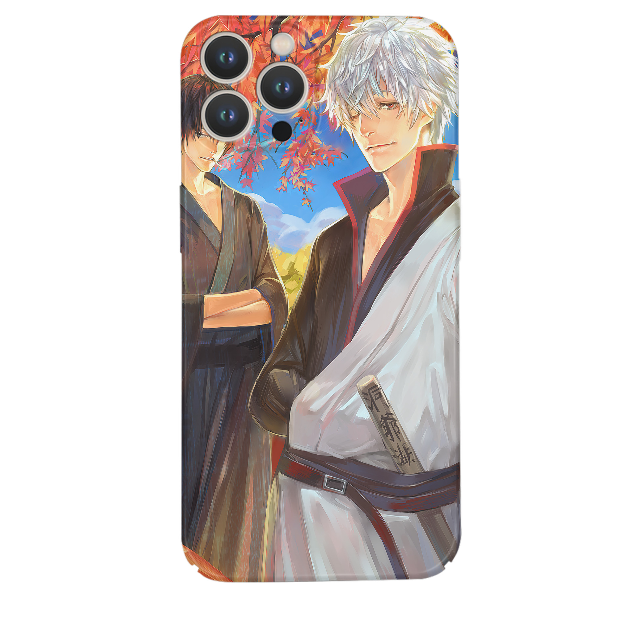 （画像用） ぎんたま 坂田銀時（さかたぎんとき） 神楽 志村新八（しむら しんぱち） GINTAMA Sakata Gintoki Kagura Shimura Shinpachi 【iPhone 14シリーズ対応】ハードケース